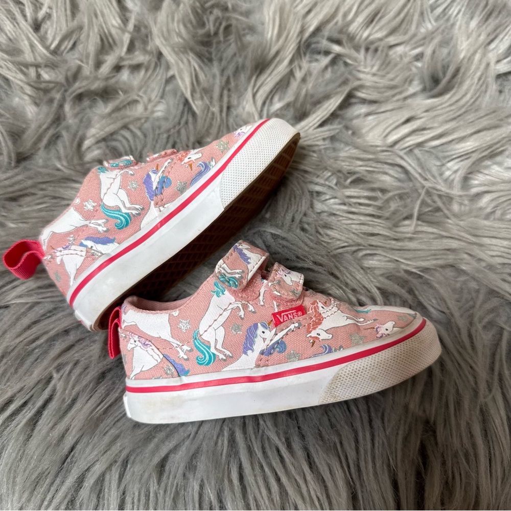 Vans Kids Pink Unicorn Sneakers